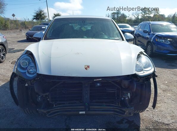WP1AA2A29JKA01679 2018 PORSCHE CAYENNE White Widok zestawu wskaźników