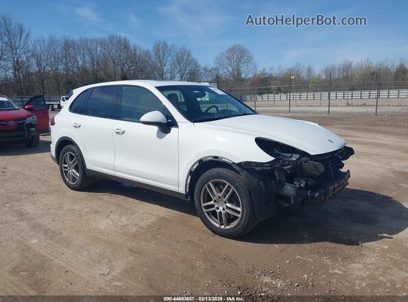 WP1AA2A2XJKA06468 2018 PORSCHE CAYENNE Белый Передняя правая четверть