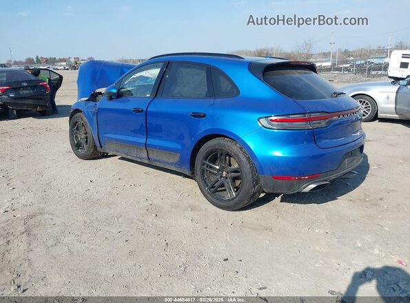 WP1AA2A54LLB03219 2020 PORSCHE MACAN Синий Задняя левая четверть