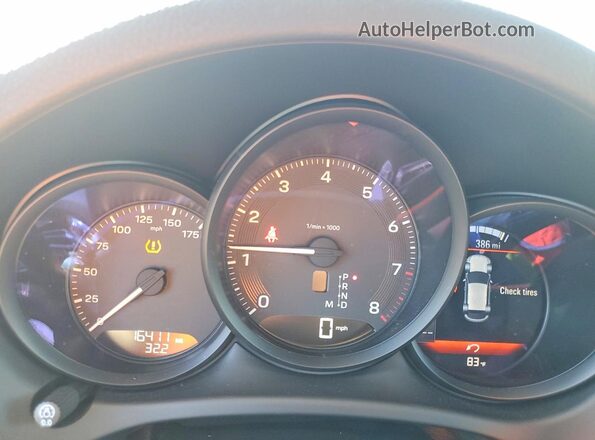 WP1AA2A54RLB14357 2024 PORSCHE MACAN Черный Вид щитка приборов