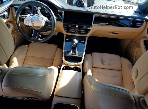 WP1AA2A55NLB09064 2022 PORSCHE MACAN Blue Widok deski rozdzielczej