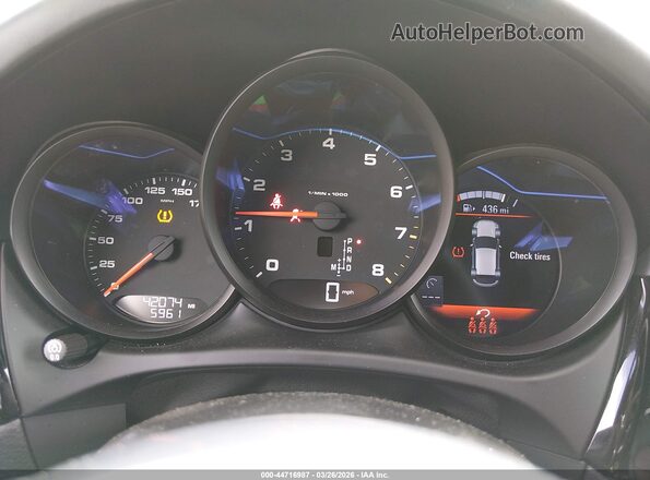 WP1AA2A59LLB11574 2020 PORSCHE MACAN Gray Widok tylnych siedzeń