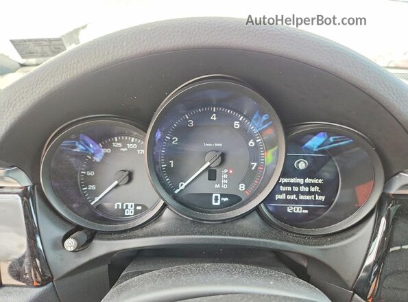 WP1AA2A59SLB06681 2025 PORSCHE MACAN Черный Вид щитка приборов