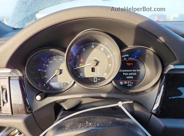 WP1AA2A5XPLB00671 2023 PORSCHE MACAN Black Вид щитка приладів