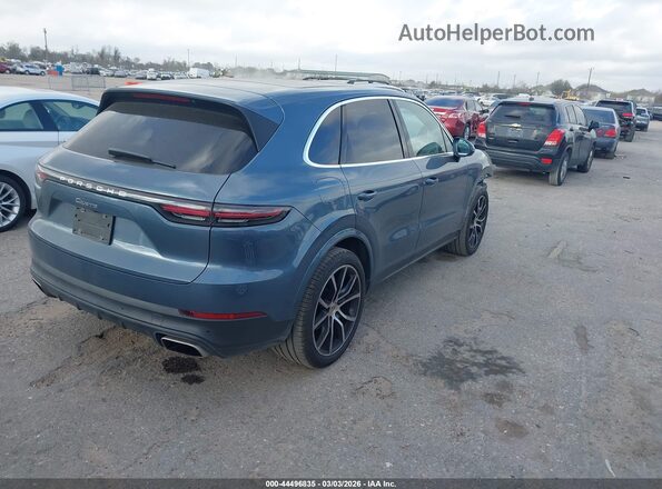 WP1AA2AY3KDA15717 2019 PORSCHE CAYENNE Light Blue უკანა მარჯვენა
