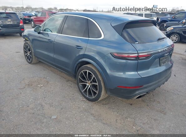 WP1AA2AY3KDA15717 2019 PORSCHE CAYENNE Light Blue უკანა მარცხენა