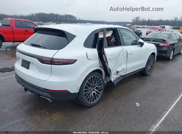 WP1AA2AY5KDA15671 2019 PORSCHE CAYENNE Белый Задняя правая четверть