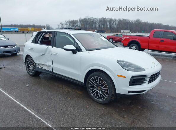 WP1AA2AY5KDA15671 2019 PORSCHE CAYENNE Белый Передняя правая четверть