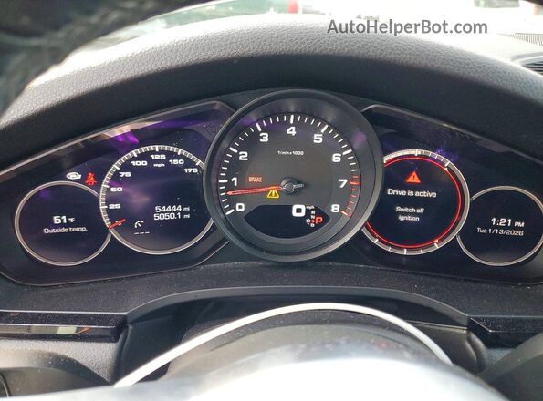 WP1AA2AY7MDA03007 2021 PORSCHE CAYENNE Белый Вид щитка приборов