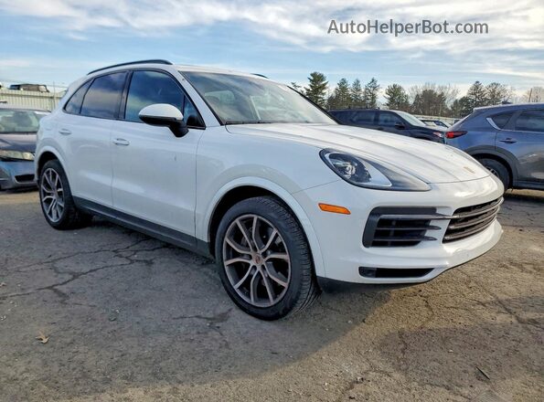 WP1AA2AY7MDA03007 2021 PORSCHE CAYENNE Белый Передняя правая четверть