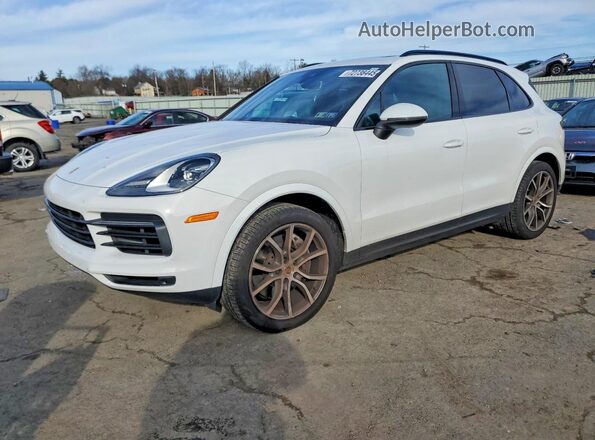 WP1AA2AY7MDA03007 2021 PORSCHE CAYENNE Белый Передняя левая четверть