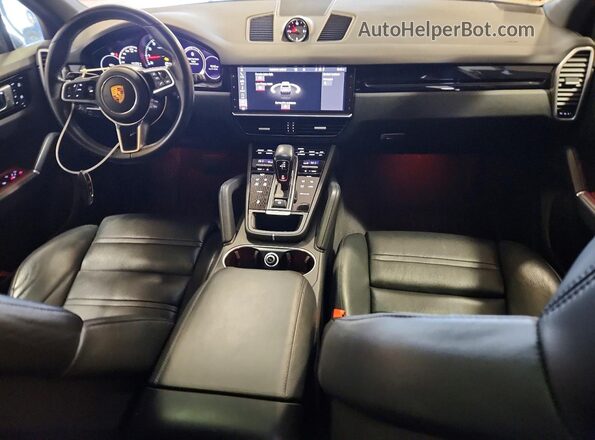 WP1AA2AY7MDA05582 2021 PORSCHE CAYENNE Black წინა პანელის ხედი
