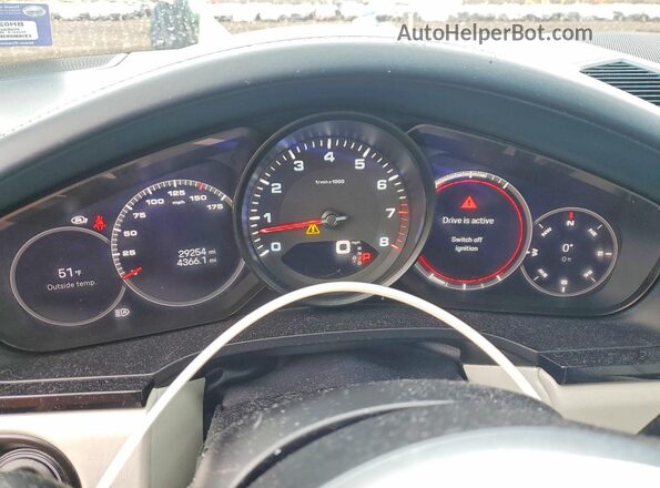 WP1AA2AY7NDA06104 2022 PORSCHE CAYENNE Серый Вид щитка приборов