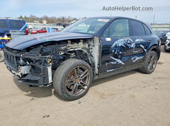 WP1AA2AY8MDA04991 2021 PORSCHE CAYENNE Синий Передняя левая четверть