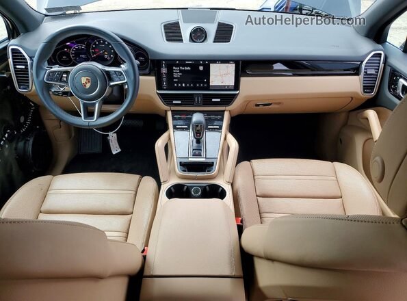 WP1AA2AY8MDA04991 2021 PORSCHE CAYENNE Синий Вид панели приборов