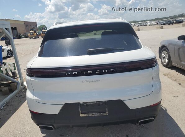 WP1AA2AY9RDA12217 2024 PORSCHE CAYENNE Белый Вид сзади