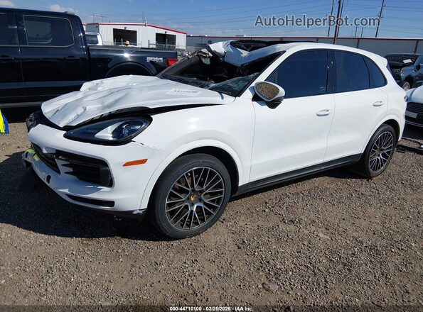 WP1AA2AYXKDA11549 2019 PORSCHE CAYENNE Белый Передняя левая четверть