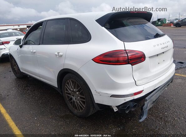 WP1AB2A28GLA96350 2016 PORSCHE CAYENNE White Tył lewy