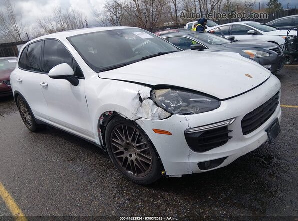 WP1AB2A28GLA96350 2016 PORSCHE CAYENNE White Przód prawy