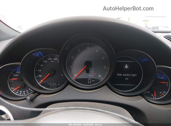 WP1AB2A28GLA96350 2016 PORSCHE CAYENNE White Widok tylnych siedzeń