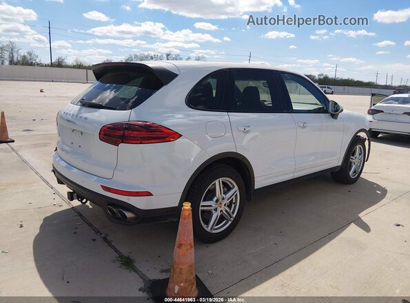 WP1AB2A29GLA93652 2016 PORSCHE CAYENNE White უკანა მარჯვენა
