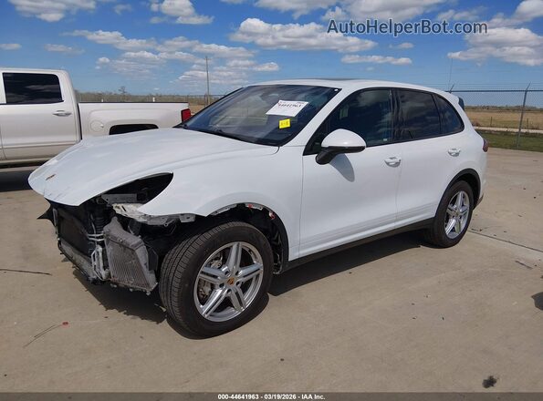 WP1AB2A29GLA93652 2016 PORSCHE CAYENNE White წინა მარცხენა ხედი სამი მეოთხედიდან