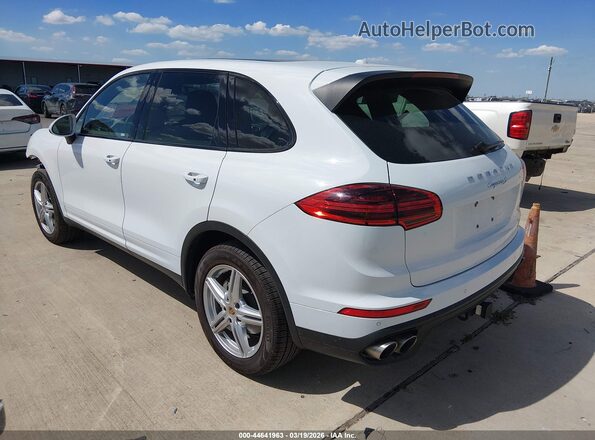 WP1AB2A29GLA93652 2016 PORSCHE CAYENNE White უკანა მარცხენა