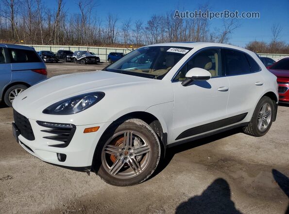 WP1AB2A50HLB20183 2017 PORSCHE MACAN Белый Передняя левая четверть
