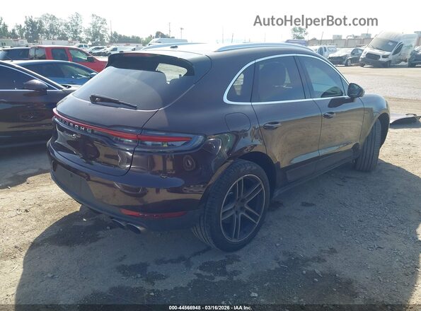 WP1AB2A50MLB33364 2021 PORSCHE MACAN Burgundy Задня права чверть