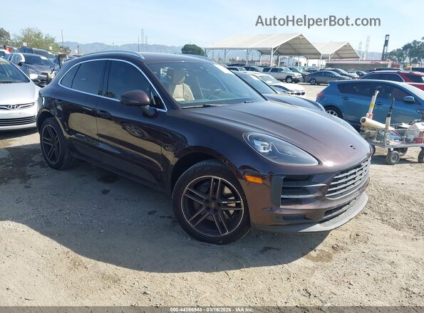 WP1AB2A50MLB33364 2021 PORSCHE MACAN Burgundy Передня права чверть