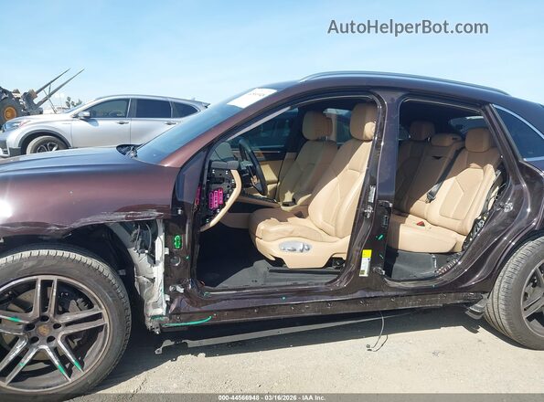 WP1AB2A50MLB33364 2021 PORSCHE MACAN Burgundy Вид спереду