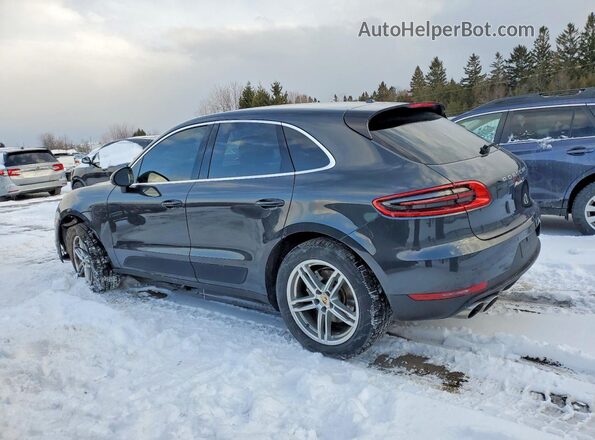 WP1AB2A51JLB37189 2018 PORSCHE MACAN Угольный Задняя левая четверть