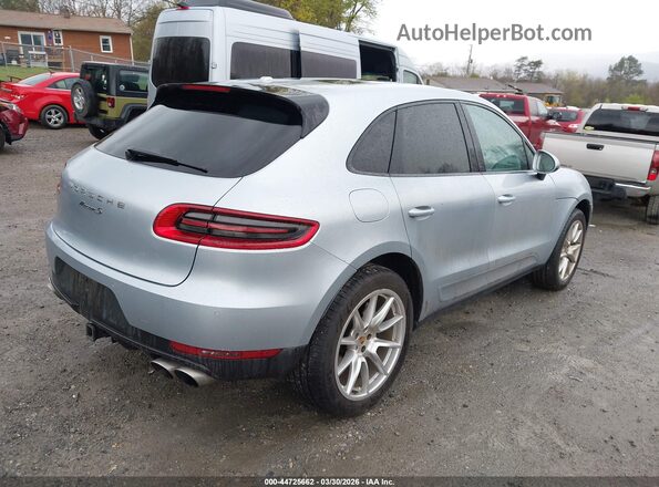 WP1AB2A52GLB56178 2016 PORSCHE MACAN Серебряный Задняя правая четверть