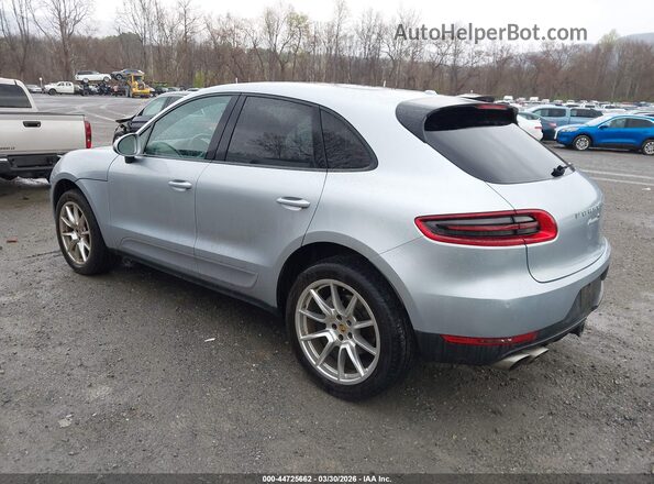 WP1AB2A52GLB56178 2016 PORSCHE MACAN Серебряный Задняя левая четверть