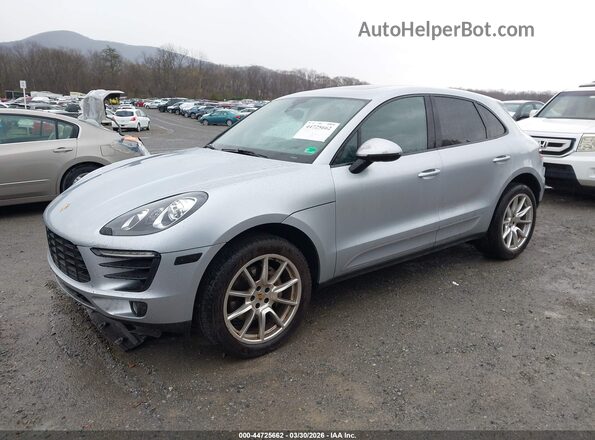 WP1AB2A52GLB56178 2016 PORSCHE MACAN Серебряный Передняя левая четверть