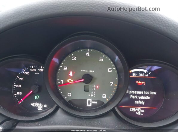 WP1AB2A52GLB56178 2016 PORSCHE MACAN Серебряный Вид задних сидений