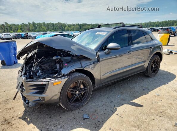 WP1AB2A55GLB56742 2016 PORSCHE MACAN Серый Передняя левая четверть