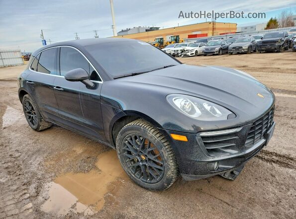 WP1AB2A57GLB50165 2016 PORSCHE MACAN Черный Передняя правая четверть