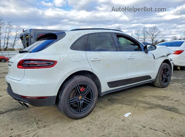 WP1AB2A58JLB38047 2018 PORSCHE MACAN Белый Задняя правая четверть