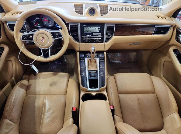 WP1AB2A59GLB55545 2016 PORSCHE MACAN Blue წინა პანელის ხედი