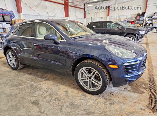 WP1AB2A59GLB55545 2016 PORSCHE MACAN Blue წინა მარჯვენა