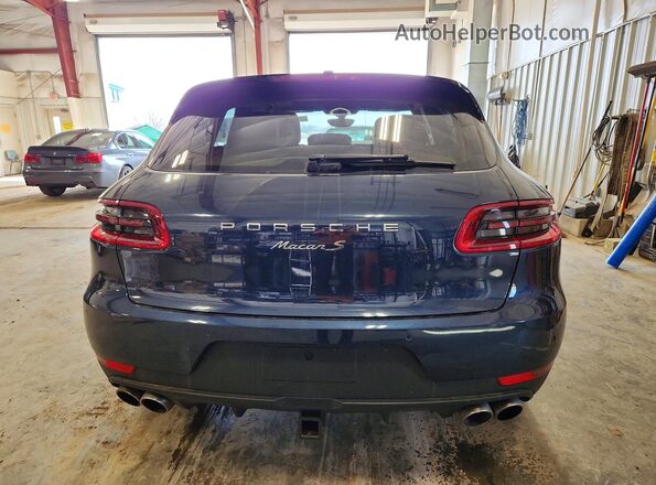 WP1AB2A59GLB55545 2016 PORSCHE MACAN Blue უკანა ხედი