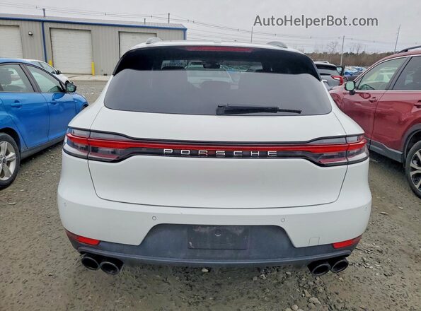 WP1AB2A59MLB37011 2021 PORSCHE MACAN Белый Вид сзади