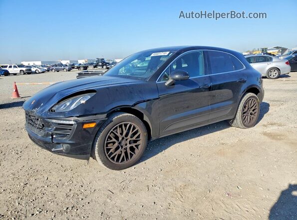 WP1AB2A5XJLB35294 2018 PORSCHE MACAN Черный Передняя левая четверть
