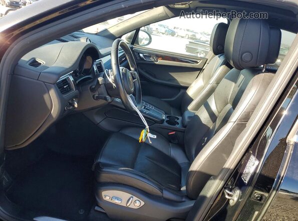 WP1AB2A5XJLB35294 2018 PORSCHE MACAN Черный Вид салона спереди