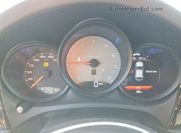 WP1AB2A5XJLB35294 2018 PORSCHE MACAN Черный Вид щитка приборов