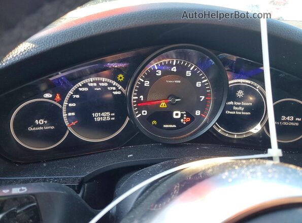 WP1AB2AY3KDA63697 2019 PORSCHE CAYENNE Черный Вид щитка приборов