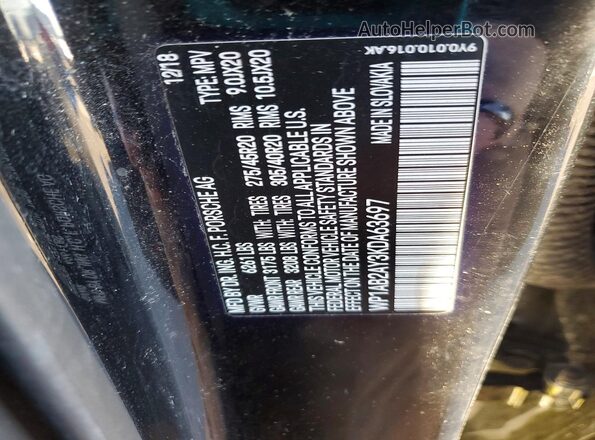 WP1AB2AY3KDA63697 2019 PORSCHE CAYENNE Черный Вид подкапотного пространства