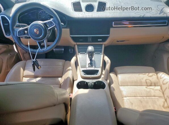 WP1AB2AY4KDA61778 2019 PORSCHE CAYENNE White Вид панелі приладів