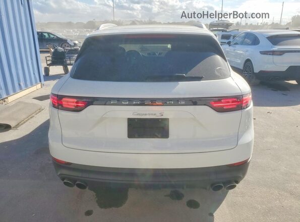 WP1AB2AY6KDA60812 2019 PORSCHE CAYENNE White Widok z tyłu